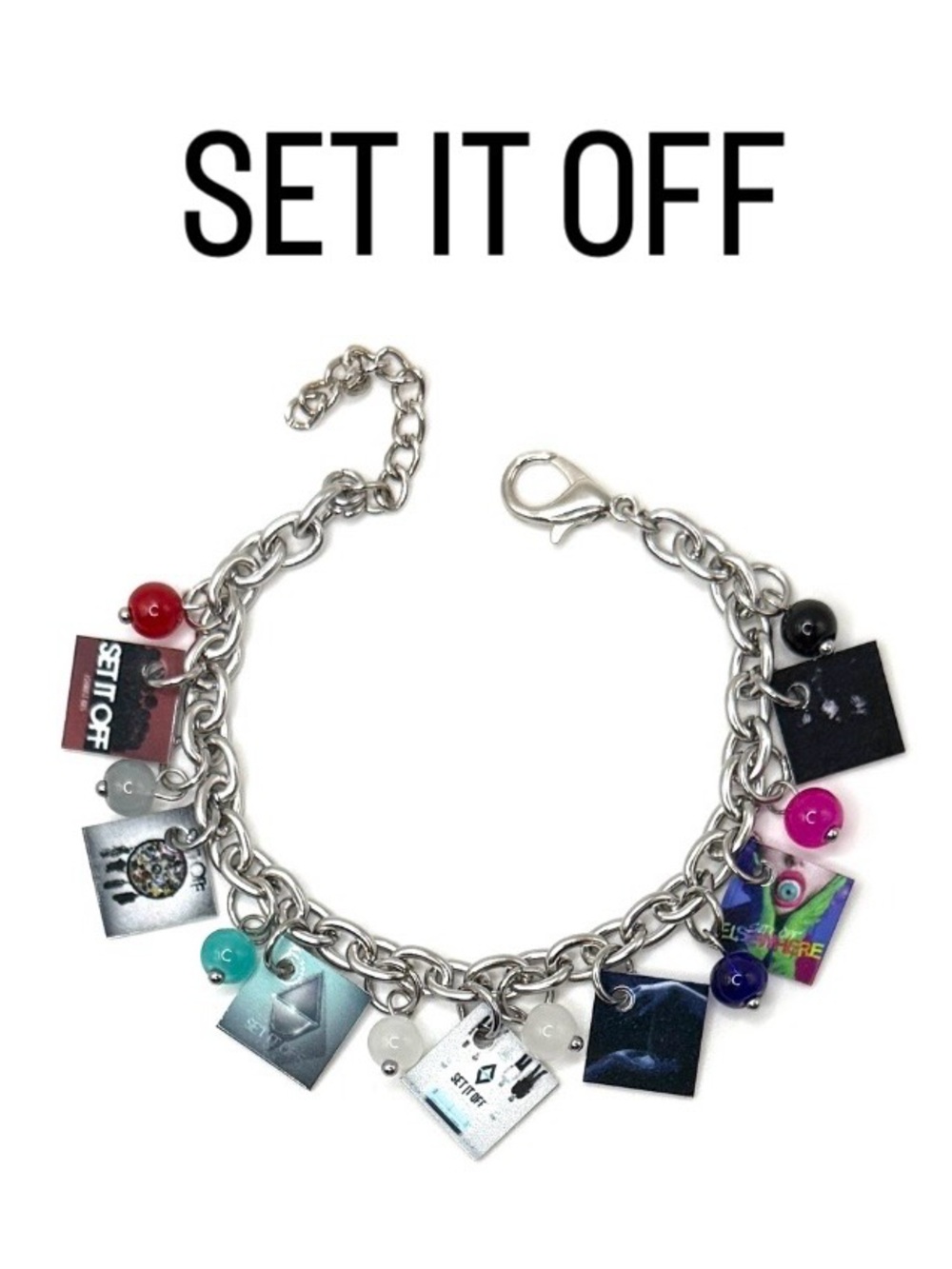 Set It Off Band Charm Bracelet
